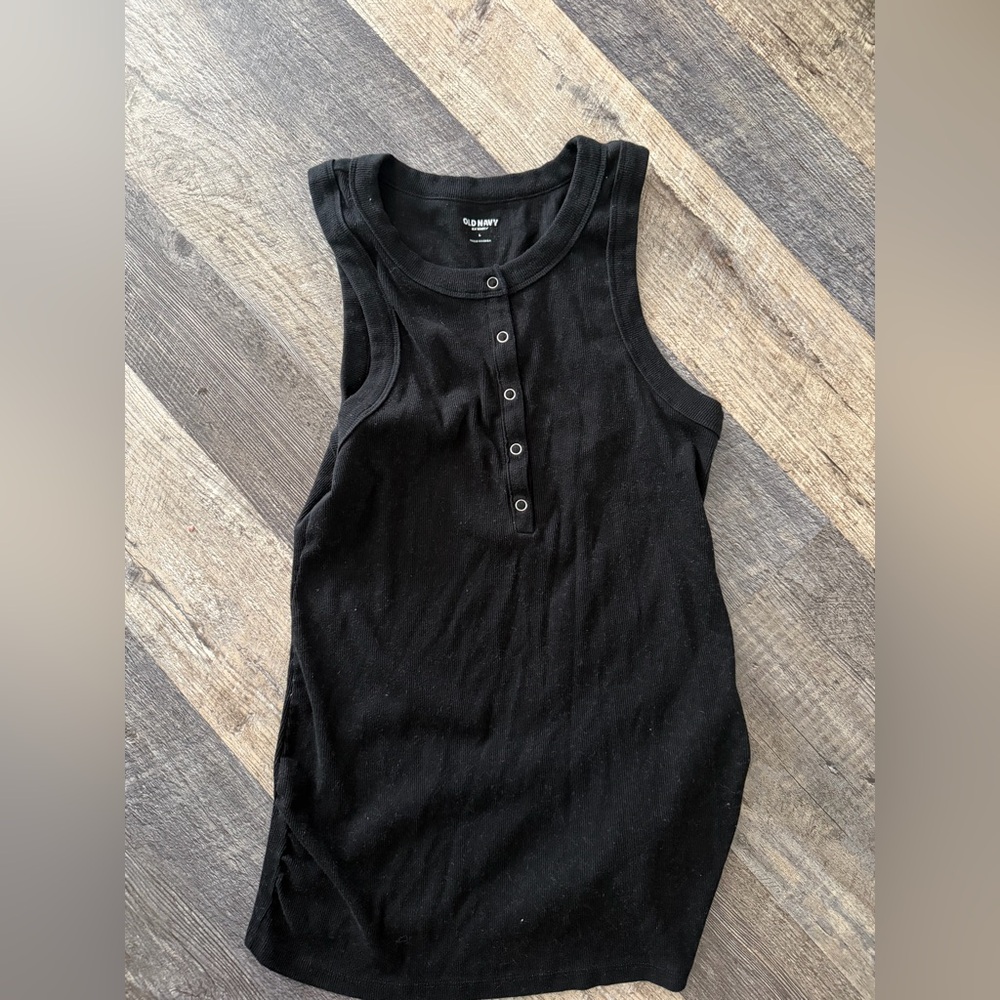 Old Navy Black Sleeveless Maternity Top